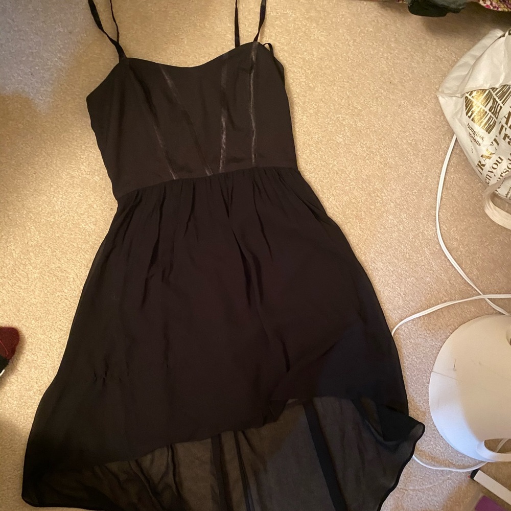 High low black cocktail dress!